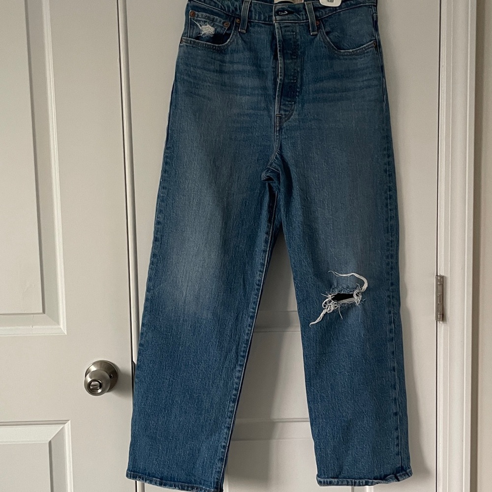 Levi's Denim Ribcage Straight